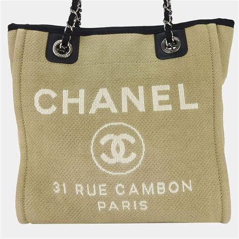 chanel deauville tote measurements|Chanel canvas tote 2021.